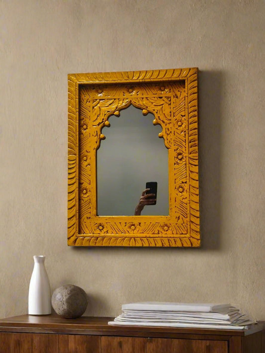 Jharoka Wall Hanging With Mirror