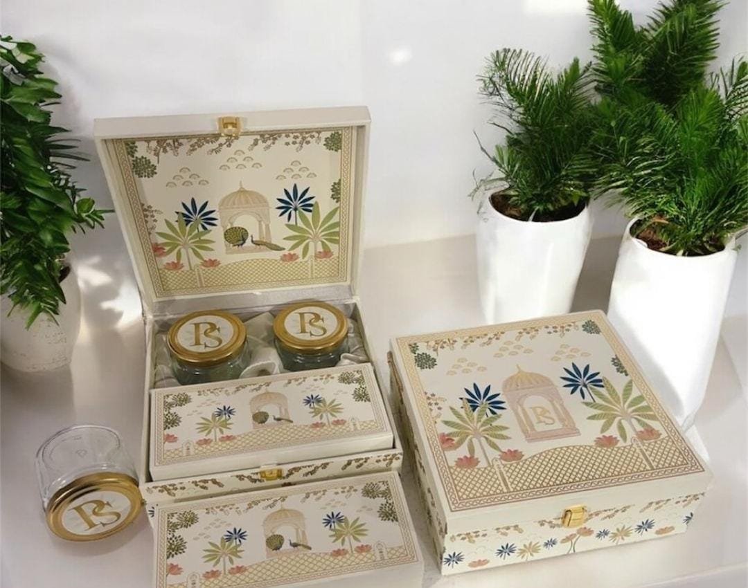 MDF Gift Sets with Glass Jars