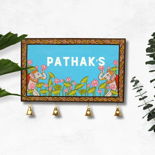 Handpainted Pattachitra Nameplates